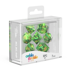 Oakie Doakie Dice RPG Set GemiDice - Jungle (7)-1