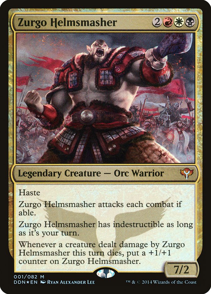 Zurgo Helmsmasher [Duel Decks: Speed vs. Cunning]-1