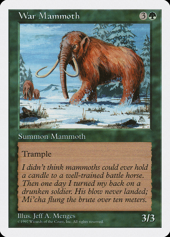 War Mammoth [Fifth Edition]-1
