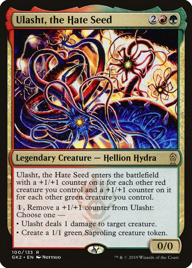 Ulasht, the Hate Seed [Ravnica Allegiance Guild Kit]-1
