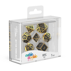 Oakie Doakie Dice RPG Set Metal Dice - Alchemy Gold (7)-1