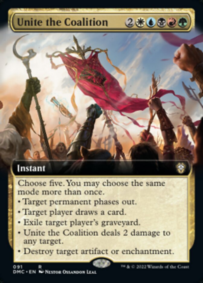 Unite the Coalition (Extended Art) [Dominaria United Commander]-1