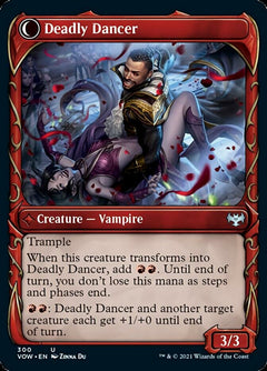 Alluring Suitor // Deadly Dancer (Showcase Fang Frame) [Innistrad: Crimson Vow]-2