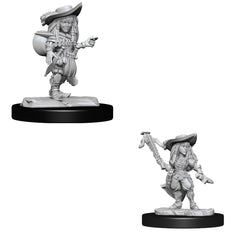 Pathfinder Deep Cuts Unpainted Miniatures Gnome Bard Female-1
