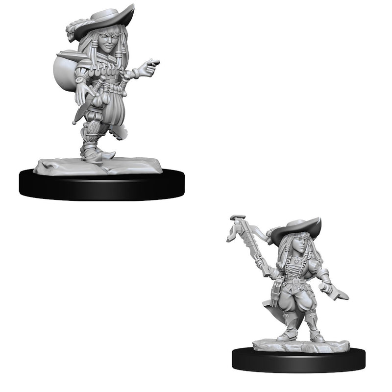 Pathfinder Deep Cuts Unpainted Miniatures Gnome Bard Female-1
