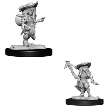 Pathfinder Deep Cuts Unpainted Miniatures Gnome Bard Female