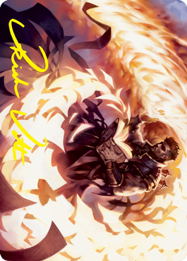 Revel in Silence Art Card (Gold-Stamped Signature) [Strixhaven: School of Mages Art Series]-1