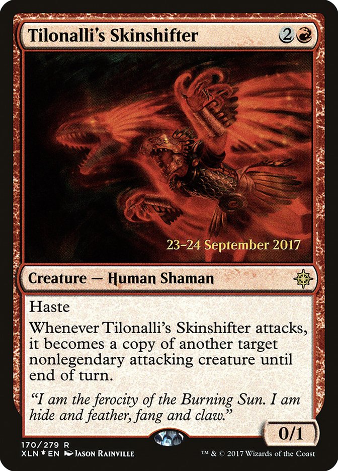 Tilonalli's Skinshifter [Ixalan Prerelease Promos]-1