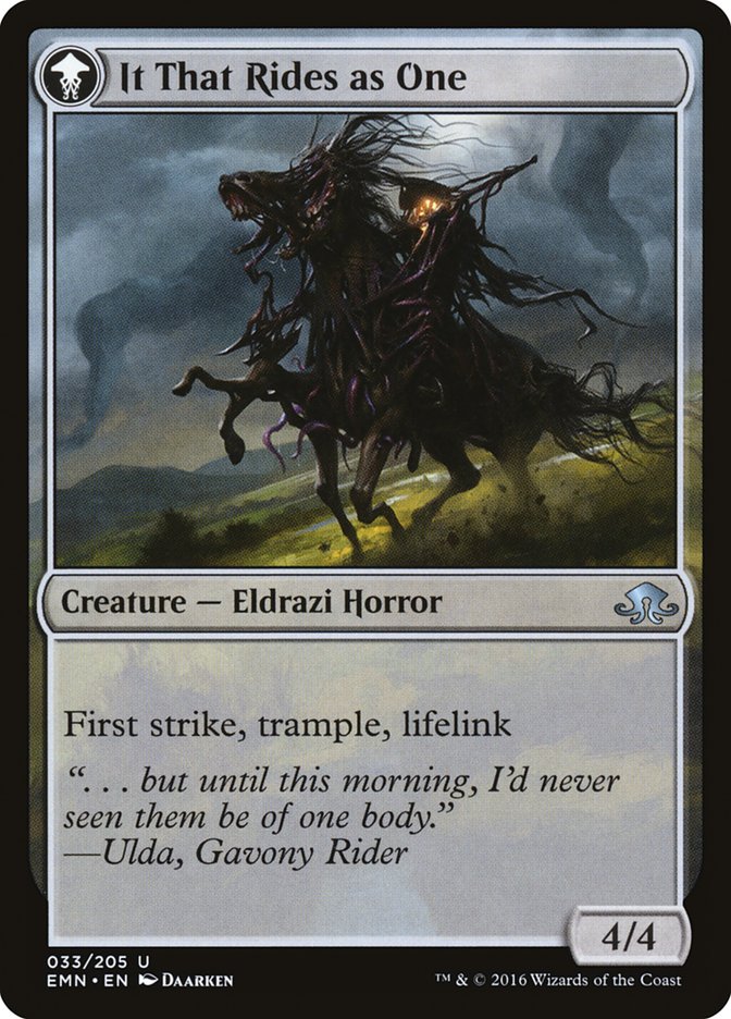 Lone Rider // It That Rides as One [Eldritch Moon]-2