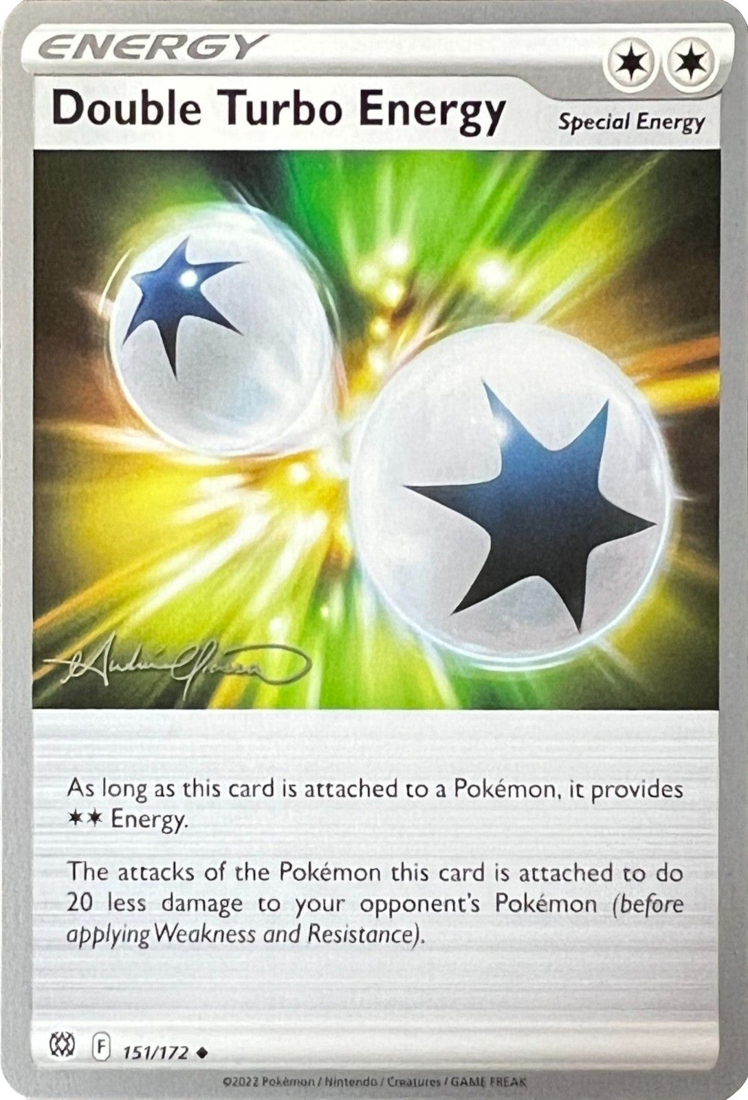 Double Turbo Energy (151/172) (The Shape of Mew - Andre Chiasson) [World Championships 2022]-1