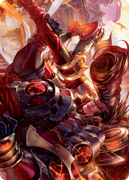 Upriser Renegade Art Card [Kamigawa: Neon Dynasty Art Series]-1