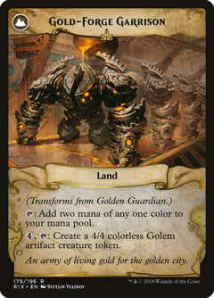 Golden Guardian // Gold-Forge Garrison [Rivals of Ixalan]-2