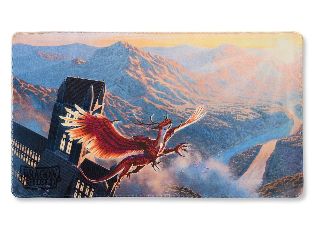 Play Mat - Dragon Shield - Case and Coin - Crimson Logi