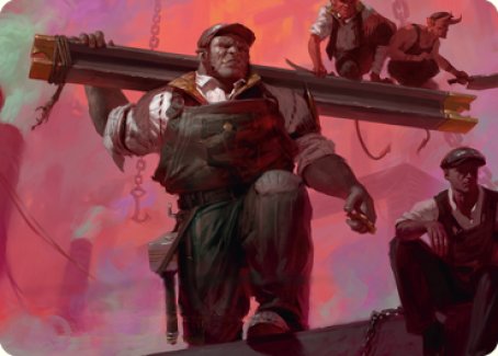 The Beamtown Bullies Art Card [Streets of New Capenna Art Series]-1