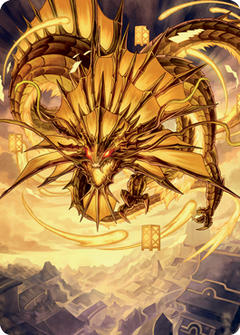 Ao, the Dawn Sky 2 Art Card [Kamigawa: Neon Dynasty Art Series]-1