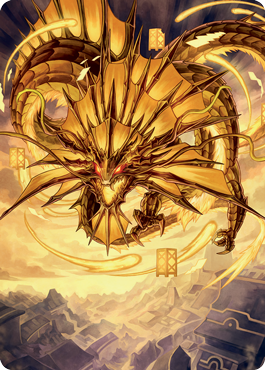 Ao, the Dawn Sky 2 Art Card [Kamigawa: Neon Dynasty Art Series]-1