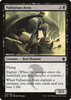 Vulturous Aven [Dragons of Tarkir]-1