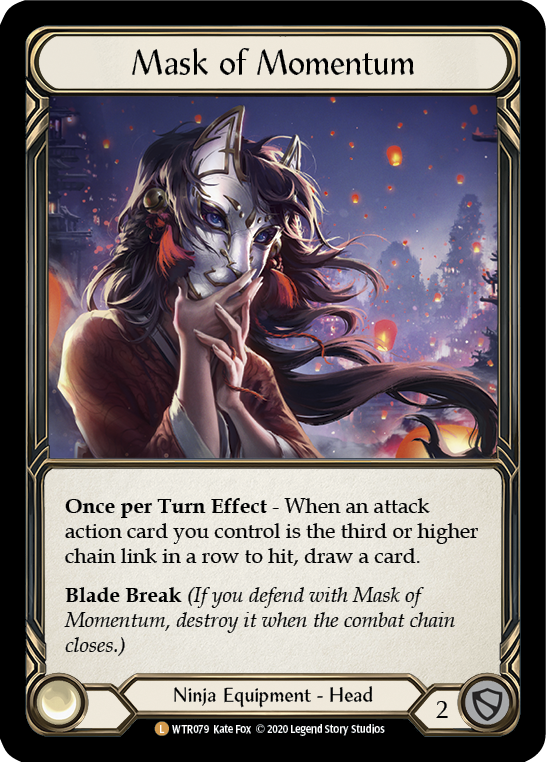 Mask of Momentum [U-WTR079] (Welcome to Rathe Unlimited)  Unlimited Rainbow Foil-1