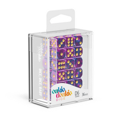 Oakie Doakie Dice D6 12 mm Gemi - Amethyst (36)-1