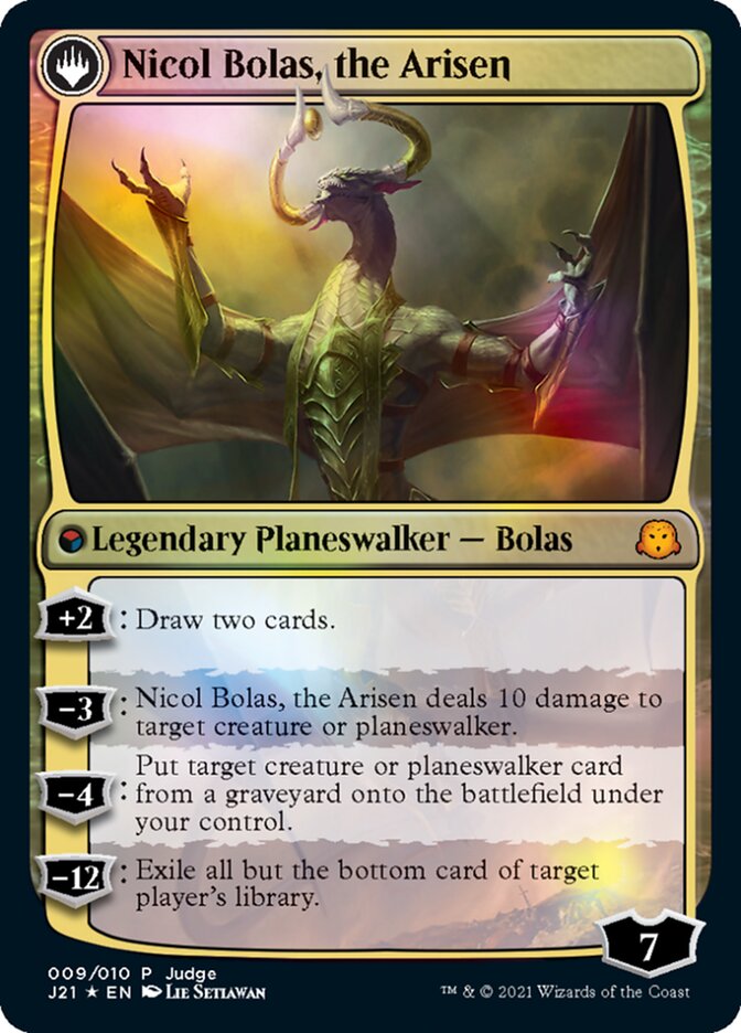 Nicol Bolas, the Ravager // Nicol Bolas, the Arisen [Judge Gift Cards 2021]-2