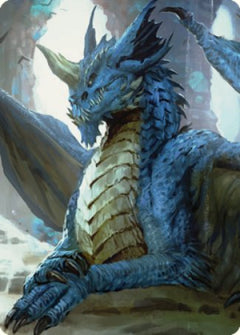 Young Blue Dragon Art Card [Commander Legends: Battle for Baldur's Gate Art Series]-1