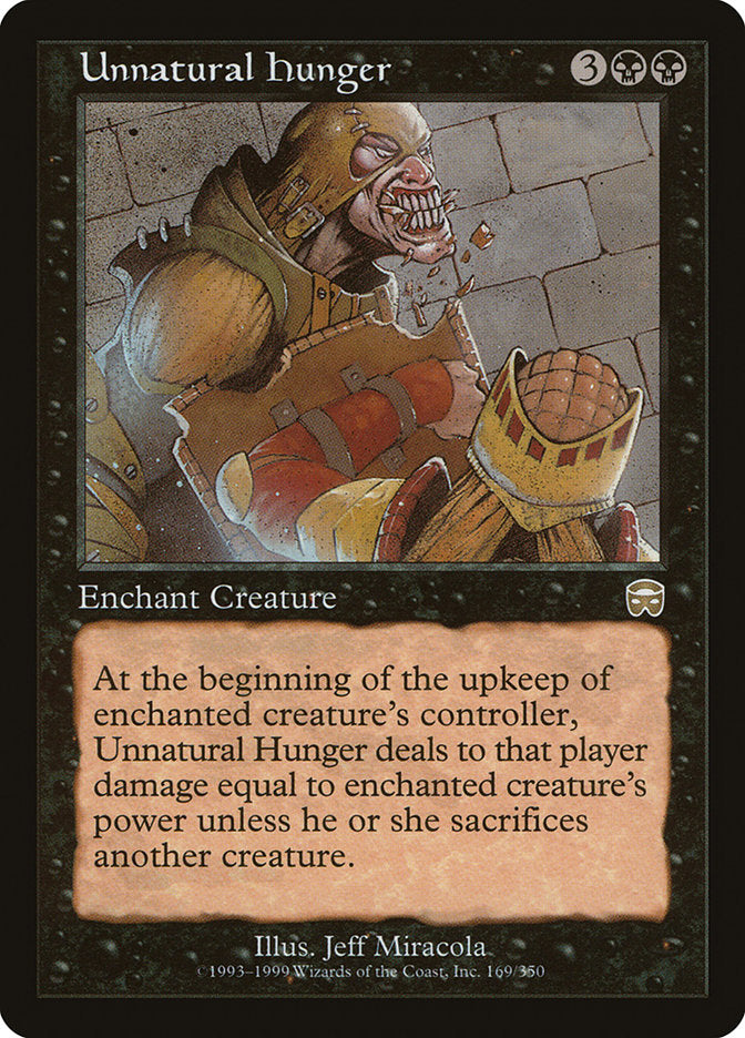 Unnatural Hunger [Mercadian Masques]-1