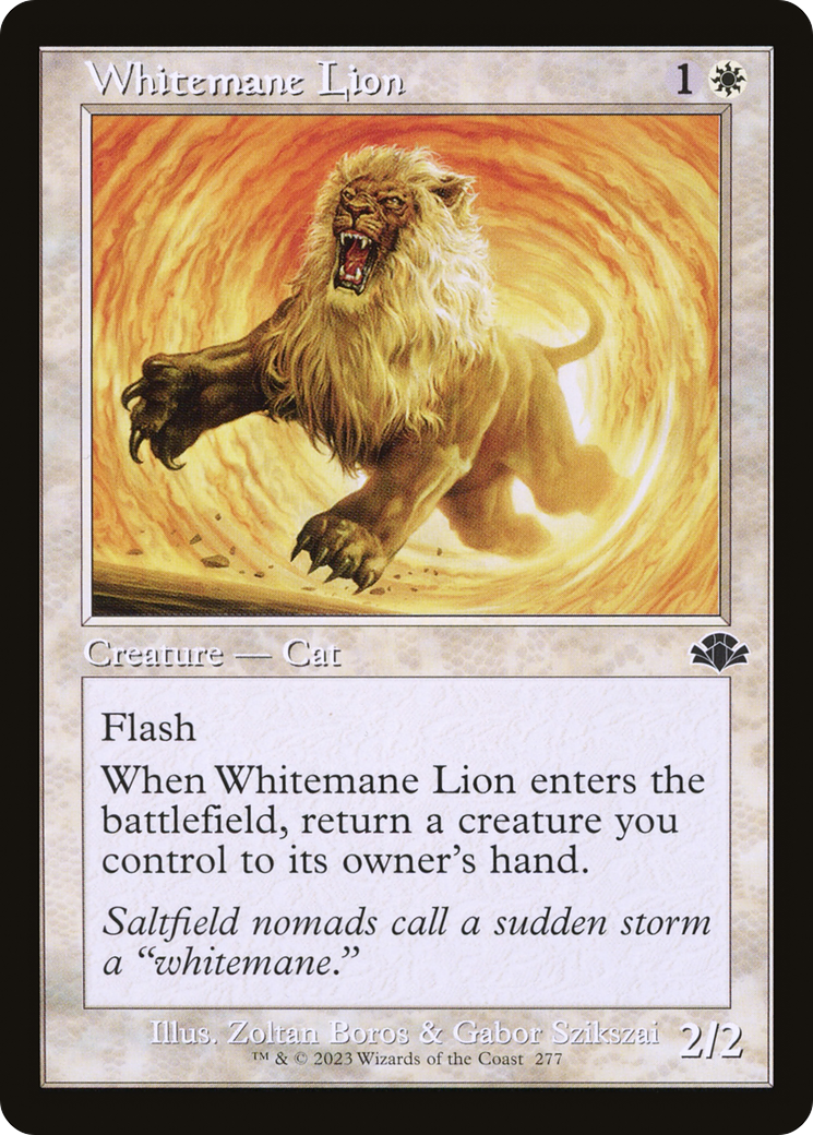 Whitemane Lion (Retro) [Dominaria Remastered]-1