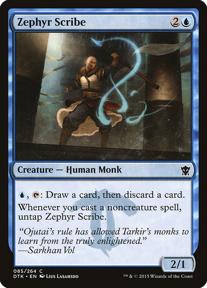 Zephyr Scribe [Dragons of Tarkir]-1