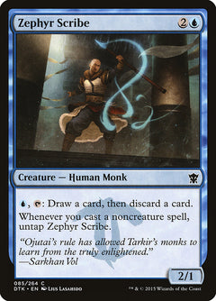 Zephyr Scribe [Dragons of Tarkir]-1