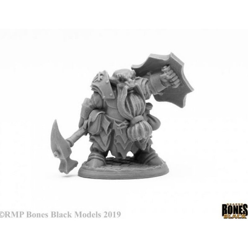 Reaper Bones Black: Dark Dwarf Smiter-1