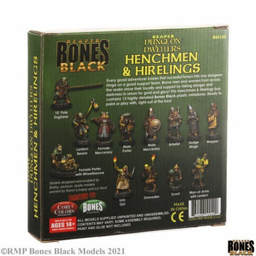 Reaper: Bones Black: Henchmen and Hirelings Boxed Set