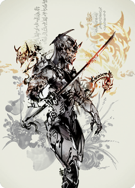 Satoru Umezawa 1 Art Card [Kamigawa: Neon Dynasty Art Series]-1