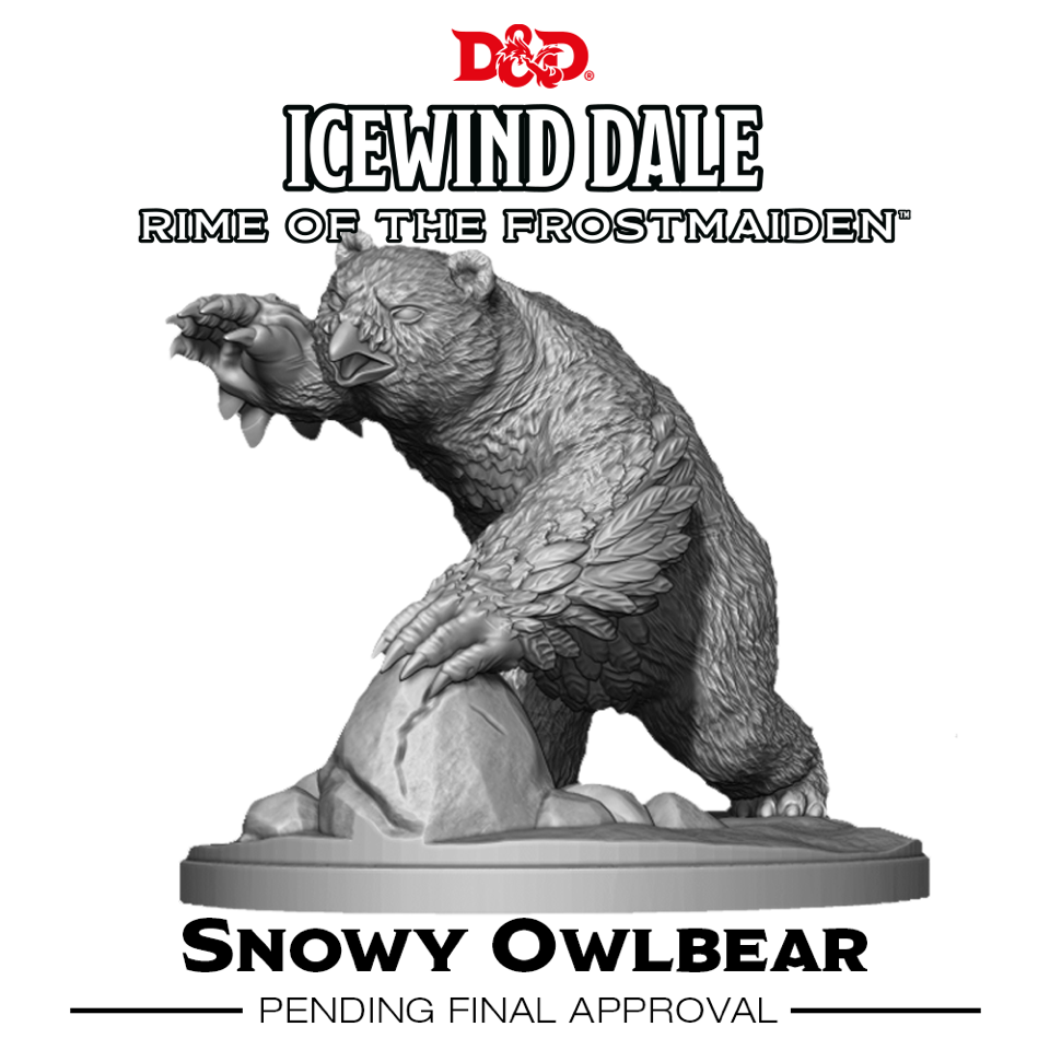 D&D Icewind Dale Rime of the Frostmaiden Snowy Owlbear-1
