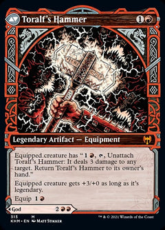 Toralf, God of Fury // Toralf's Hammer (Showcase) [Kaldheim]-2