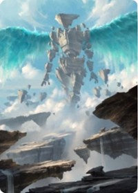 Celestial Colonnade Art Card [Zendikar Rising Art Series]-1