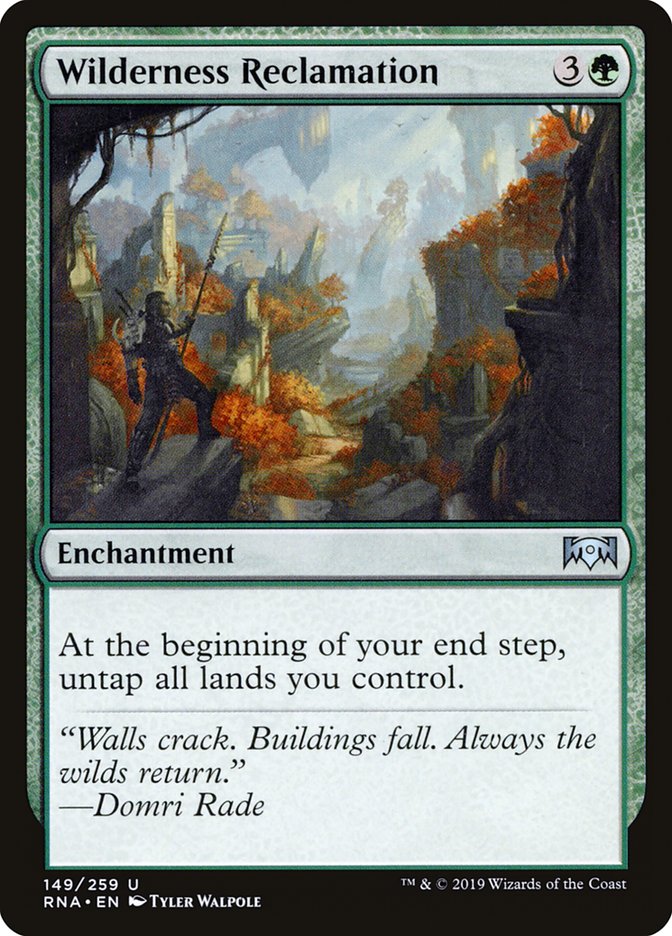Wilderness Reclamation [Ravnica Allegiance]-1