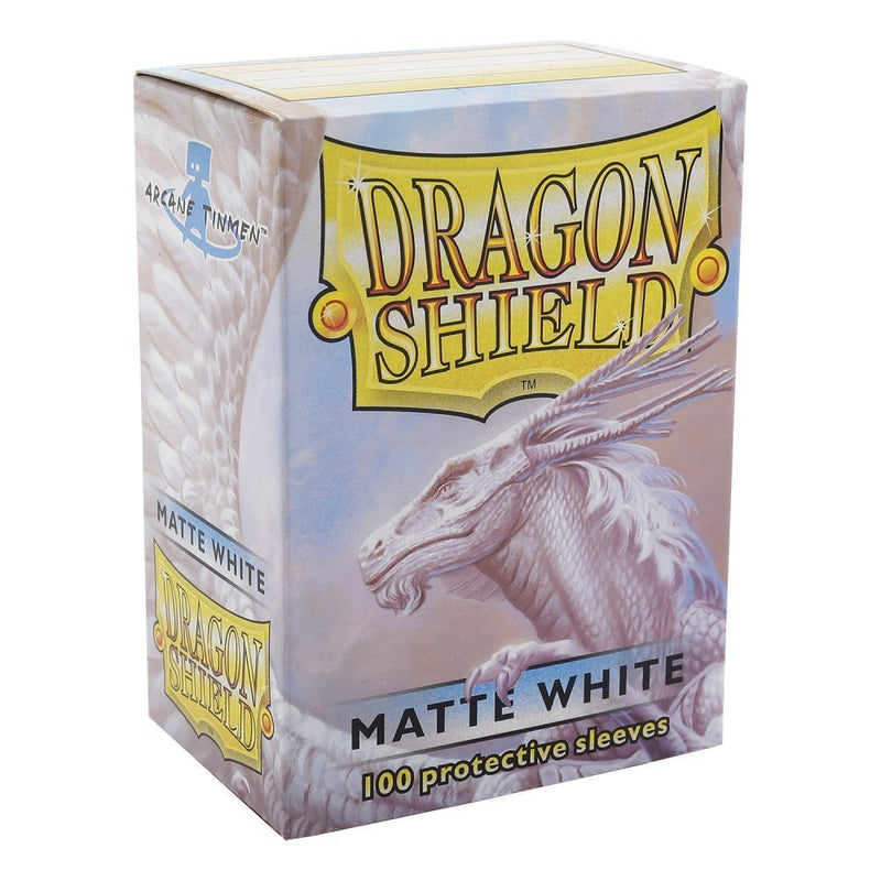 Sleeves - Dragon Shield - Box 100 - White MATTE-1