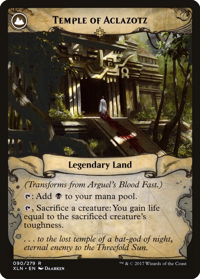 Arguel's Blood Fast // Temple of Aclazotz [Ixalan]-2