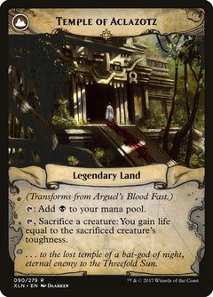 Arguel's Blood Fast // Temple of Aclazotz [Ixalan]-2