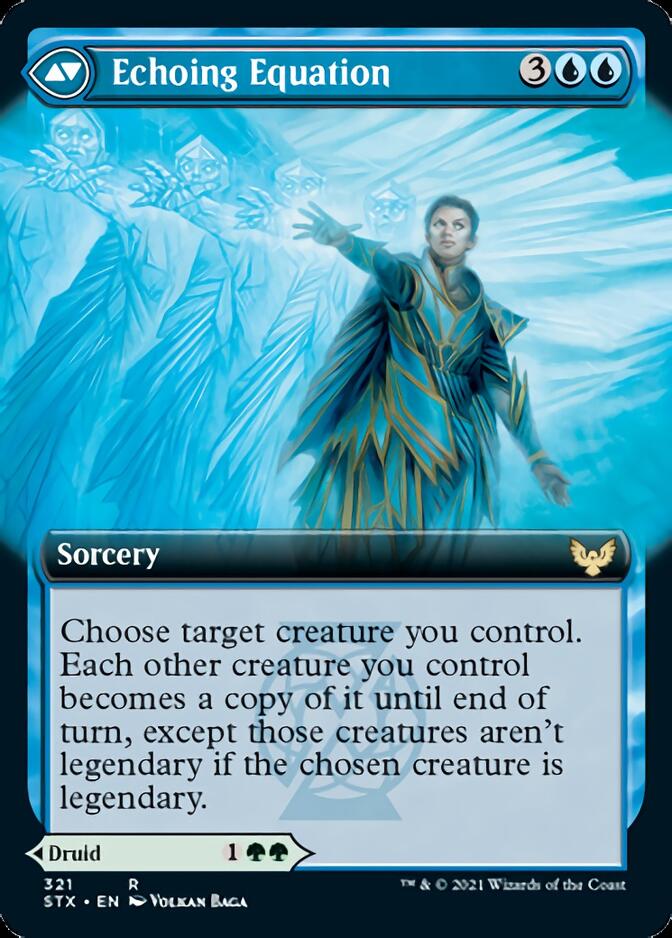 Augmenter Pugilist // Echoing Equation (Extended Art) [Strixhaven: School of Mages]-2