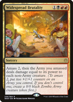 Widespread Brutality (Promo Pack) [War of the Spark Promos]-1
