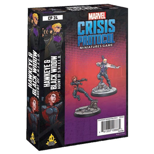 Marvel Crisis Protocol Miniatures Game Hawkeye and Black Widow Character Pack