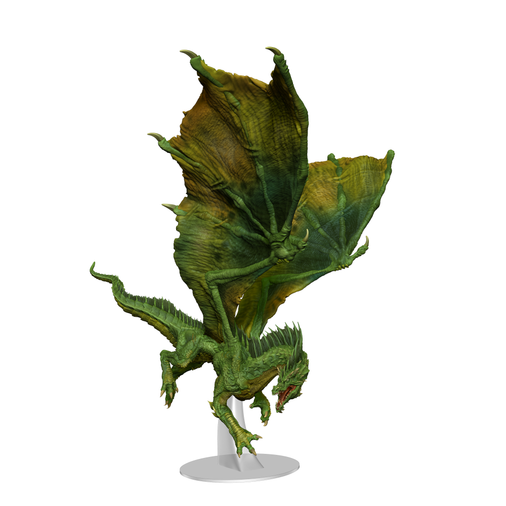 D&D Icons of the Realms Adult Green Dragon Premium Figure-1