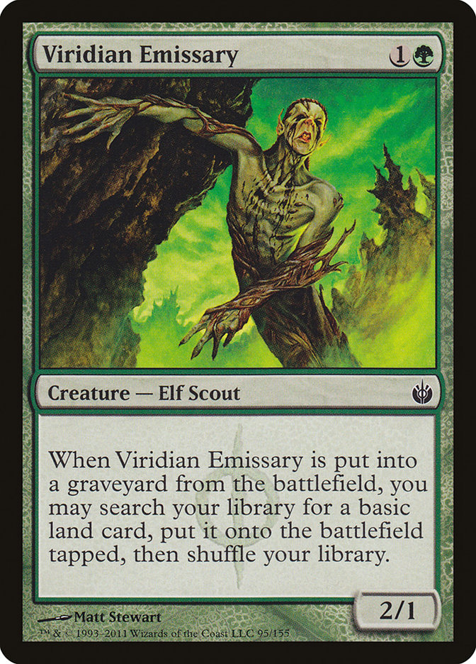 Viridian Emissary [Mirrodin Besieged]-1