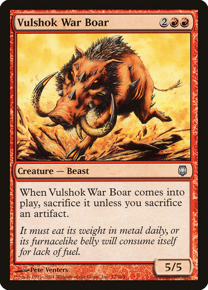 Vulshok War Boar [Darksteel]-1