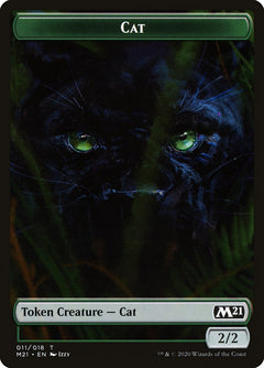 Angel // Cat (011) Double-Sided Token [Core Set 2021 Tokens]-2