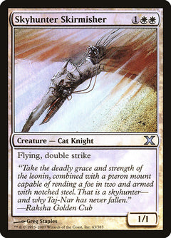 Skyhunter Skirmisher (Premium Foil) [Tenth Edition]-1