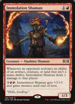 Immolation Shaman [Ravnica Allegiance]-1
