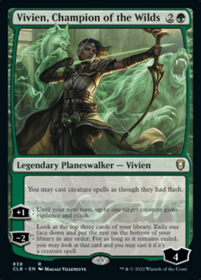 Vivien, Champion of the Wilds [Commander Legends: Battle for Baldur's Gate]-1