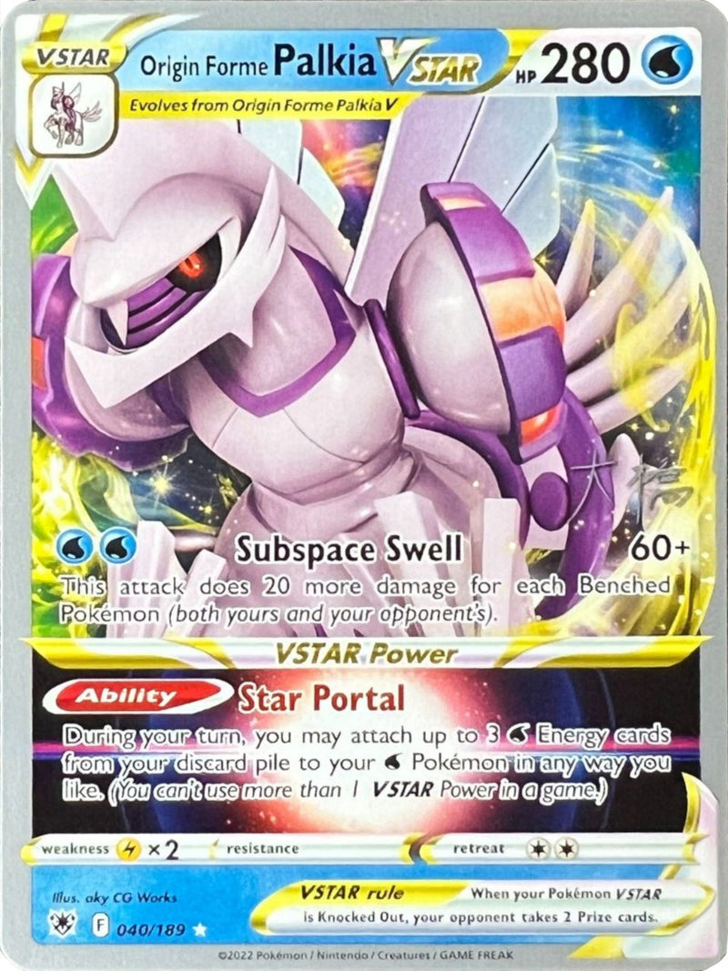 Origin Forme Palkia VSTAR (040/189) (Ice Rider Palkia - Rikuto Ohashi) [World Championships 2022]-1